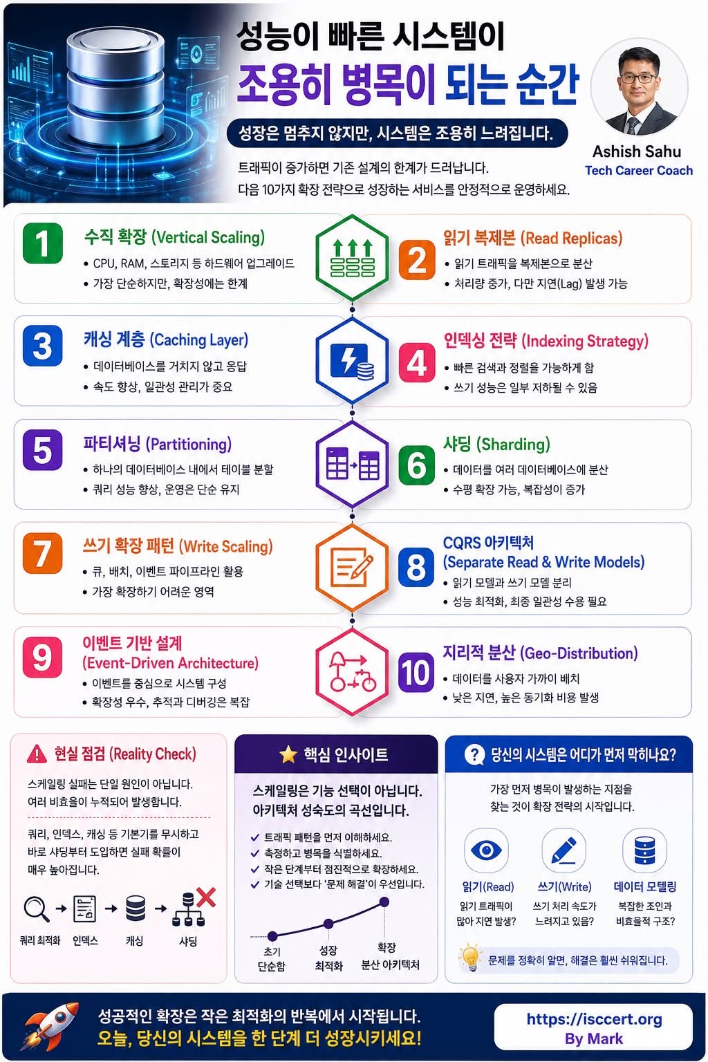 데이터베이스 확장(Database Scaling), 언제 시작해야 할까요? 인포그래픽