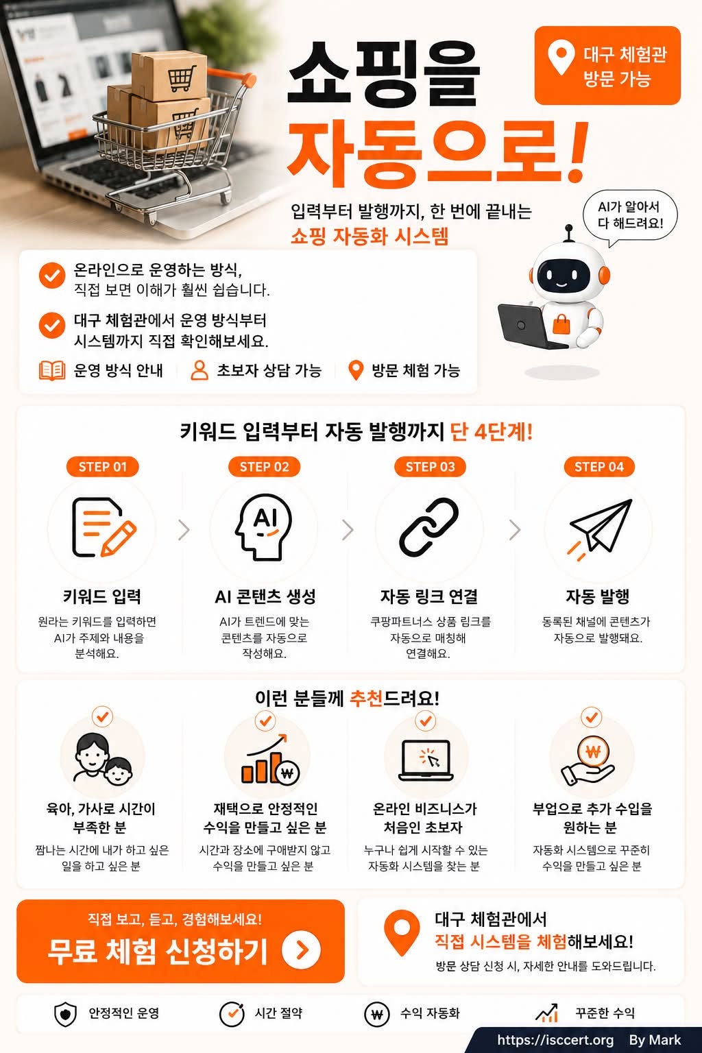 AI 쇼핑 자동화, 이제는 ‘혼자 일하는 시스템’을 만드는 시대입니다. 인포그래픽