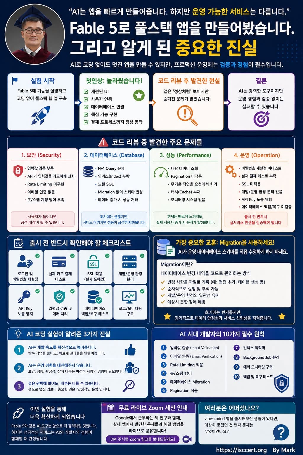 AI가 만든 앱, 정말 바로 출시해도 될까요? 인포그래픽
