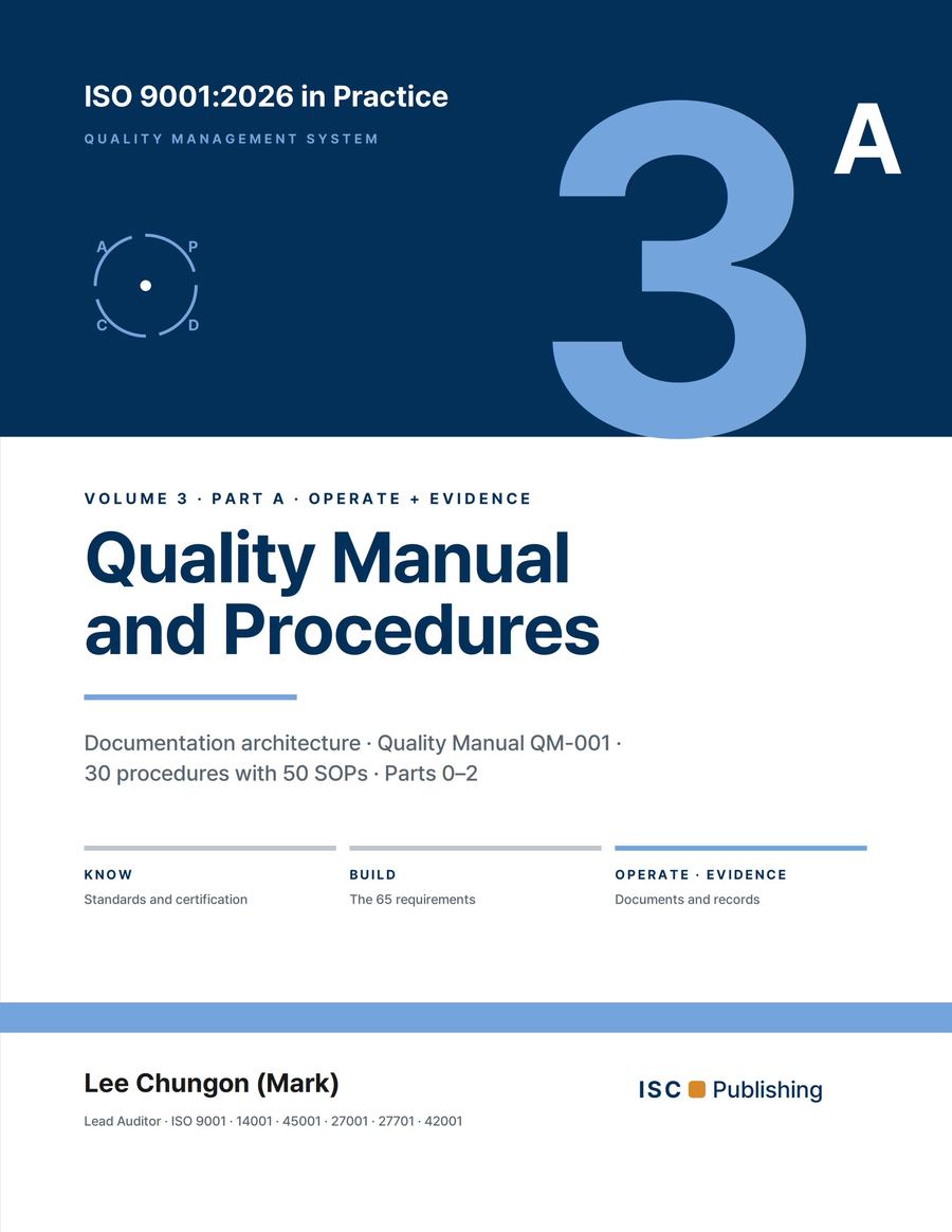 ISO 9001:2026 in Practice · Vol. 3A — Quality Manual and Procedures